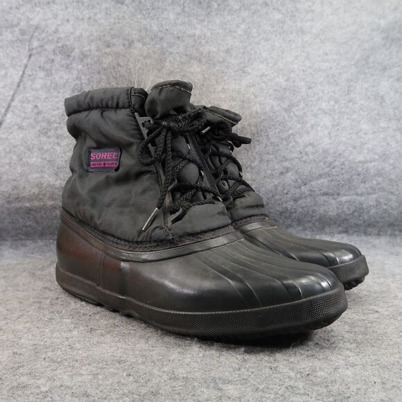 Sorel Shoes Womens Boot Winter Snow Vintage Kaufman Rubber Nylon